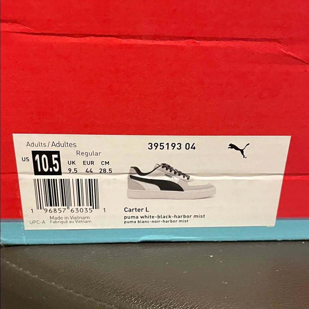 Puma Gray and Black Casual Sneakers Men’s 10.5 - Picture 6 of 6